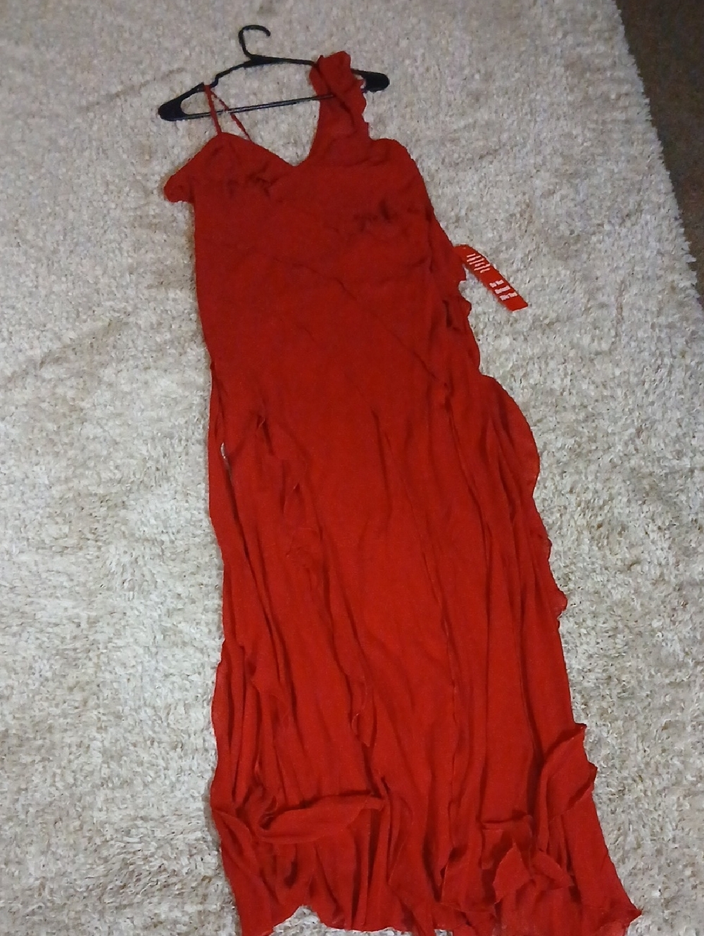 NWT FLOWY RED DRESS